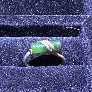 Elegant Green Stone Ring